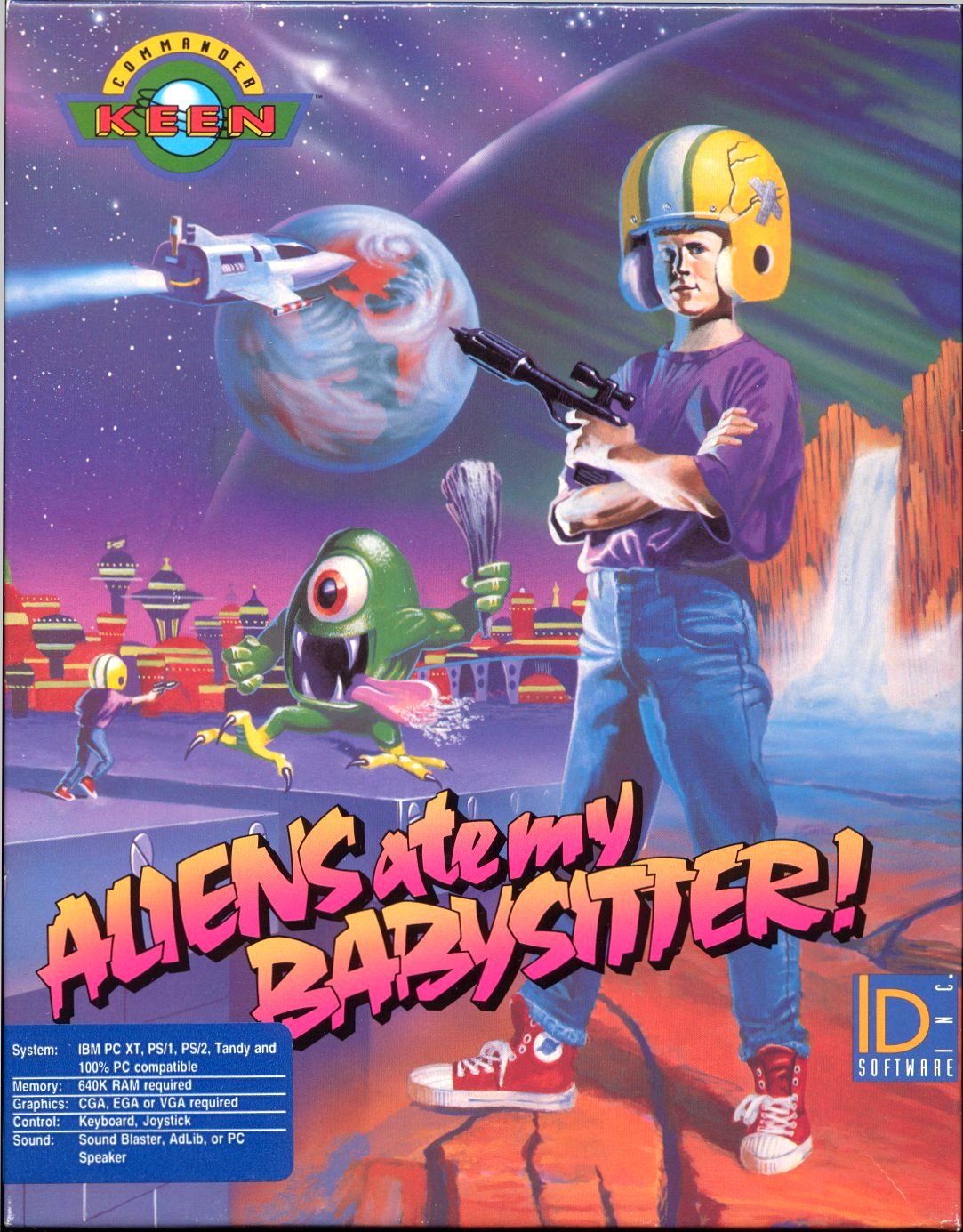 Commander Keen: Aliens ate my Babysitter! box