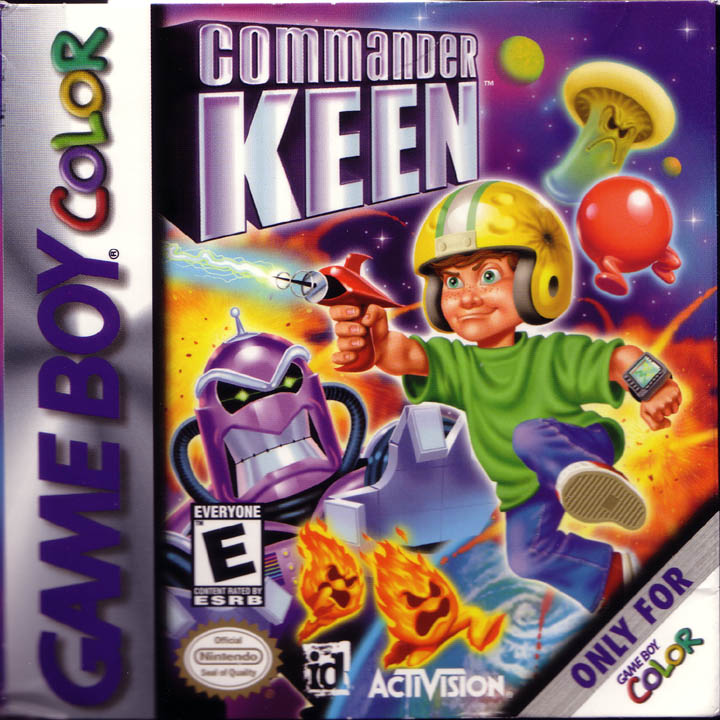 Commander Keen: Game Boy Color box