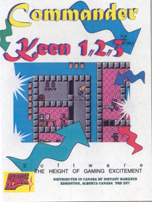 Commander Keen: Invasion of the Vorticons distributer box